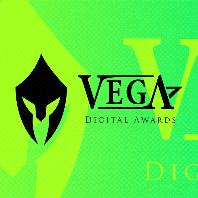 Vega Digital Awards logo in a green tile