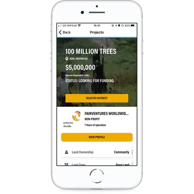 Terramatch Funding Page Screenshot