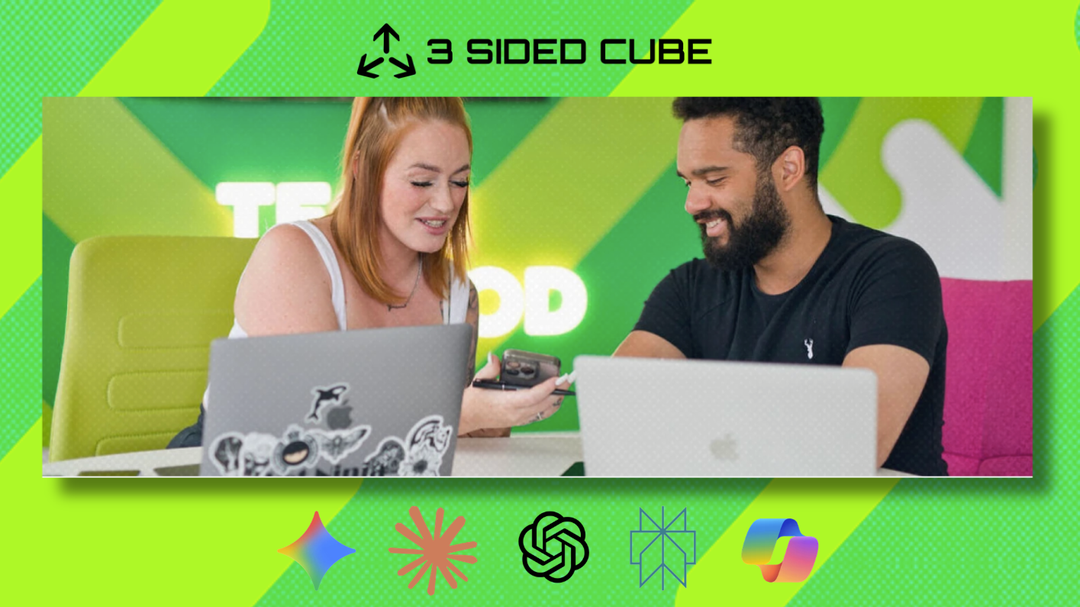 3 sided cube hero image of blog talking about custom gpts