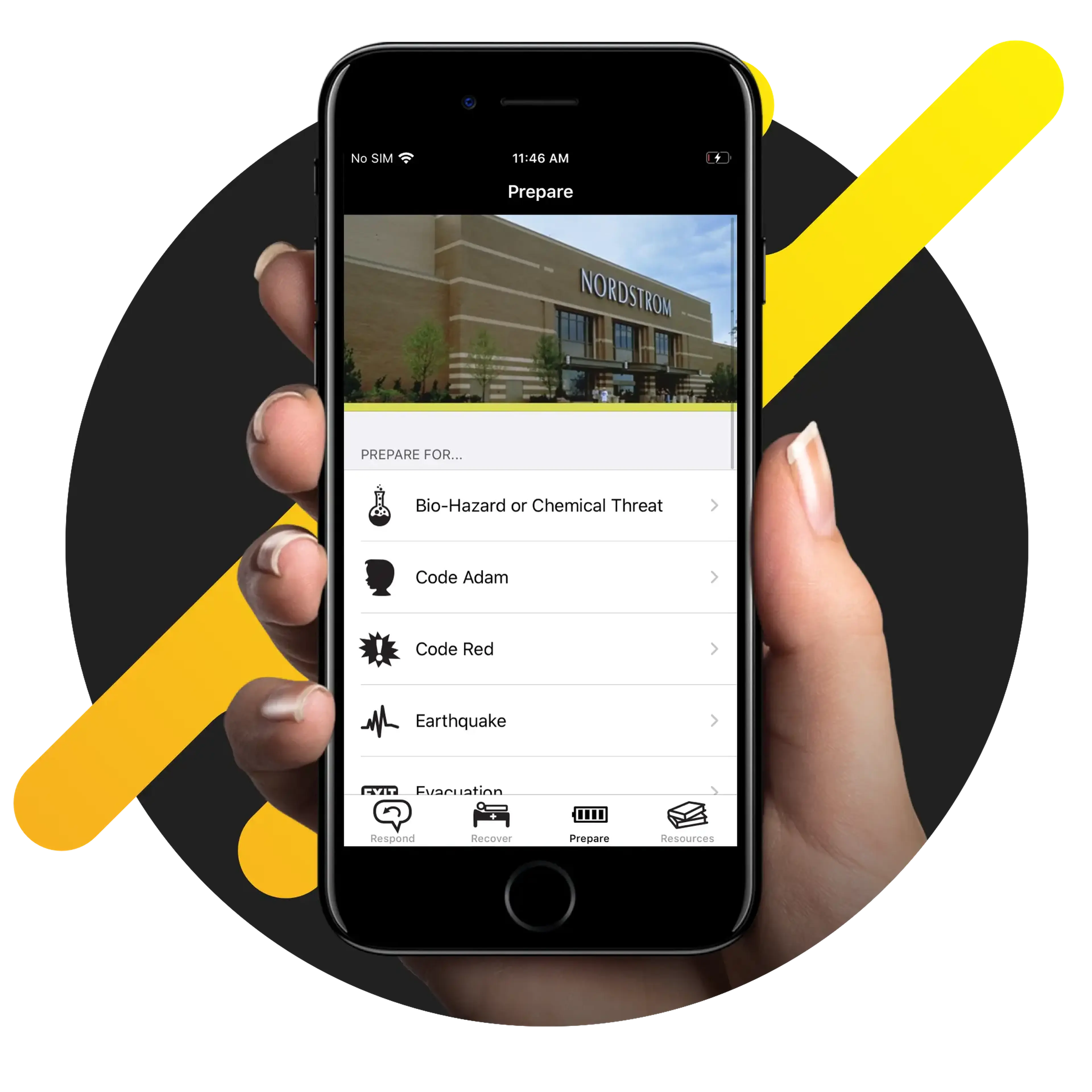 Screenshot of Nordstrom App