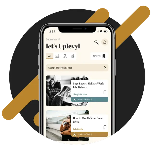 Screenshot of Uplevyl App Home Page