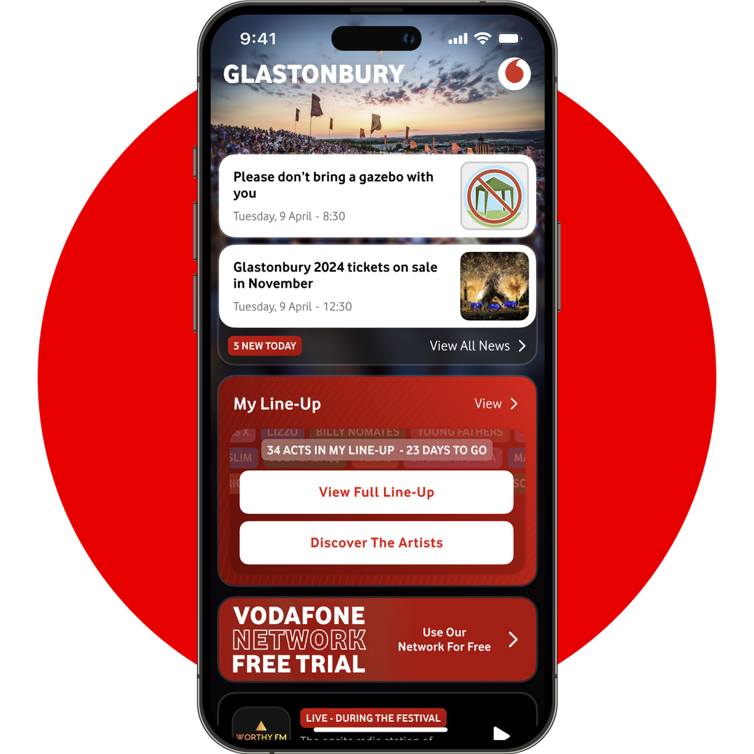 undefined mobile app mockup