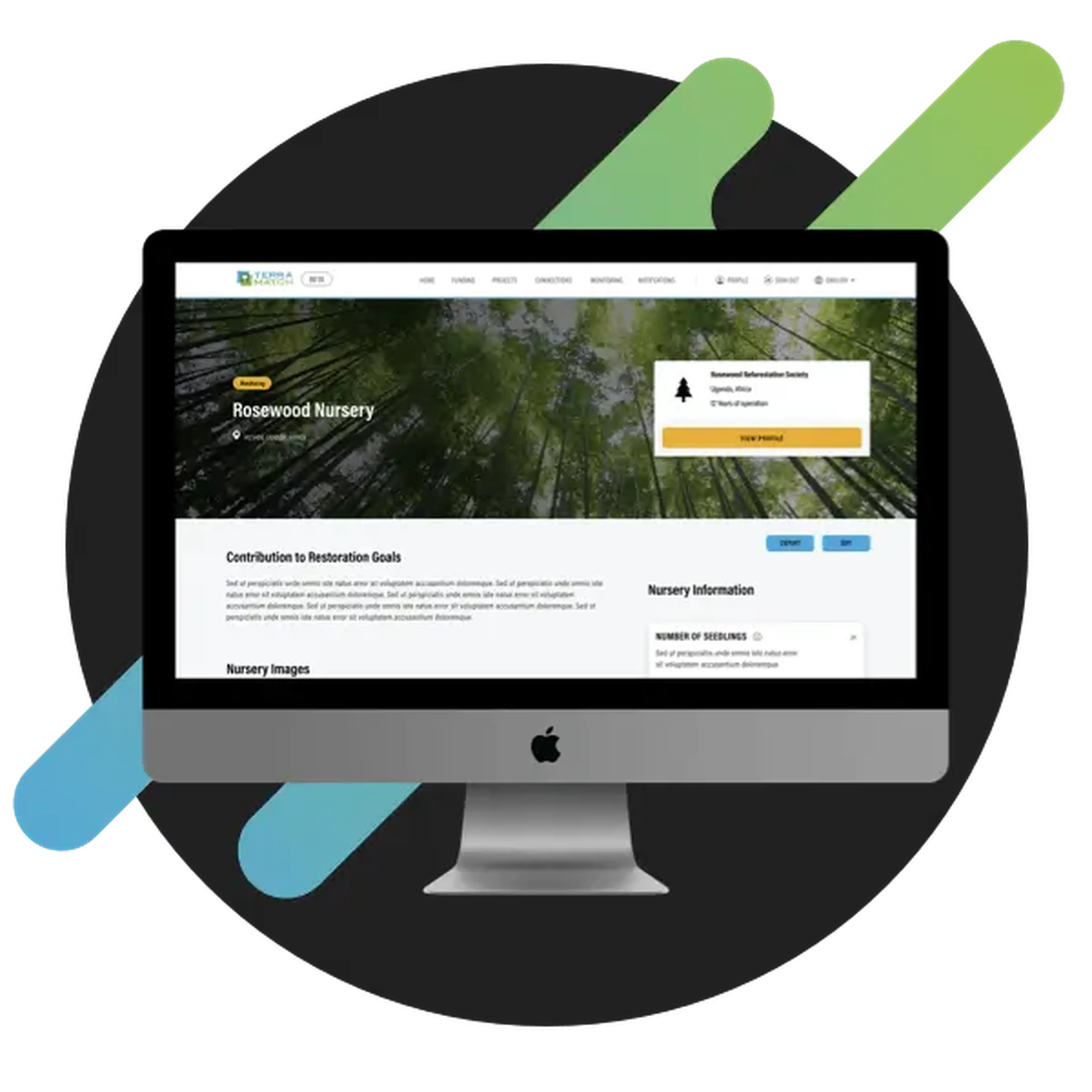 Screenshot of World Resource Institute Website