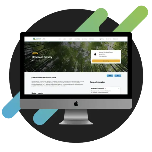 Screenshot of World Resource Institute Website
