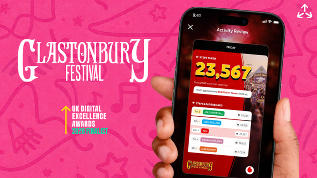 Glastonbury festival nominated for award for standout mobile app - hero image