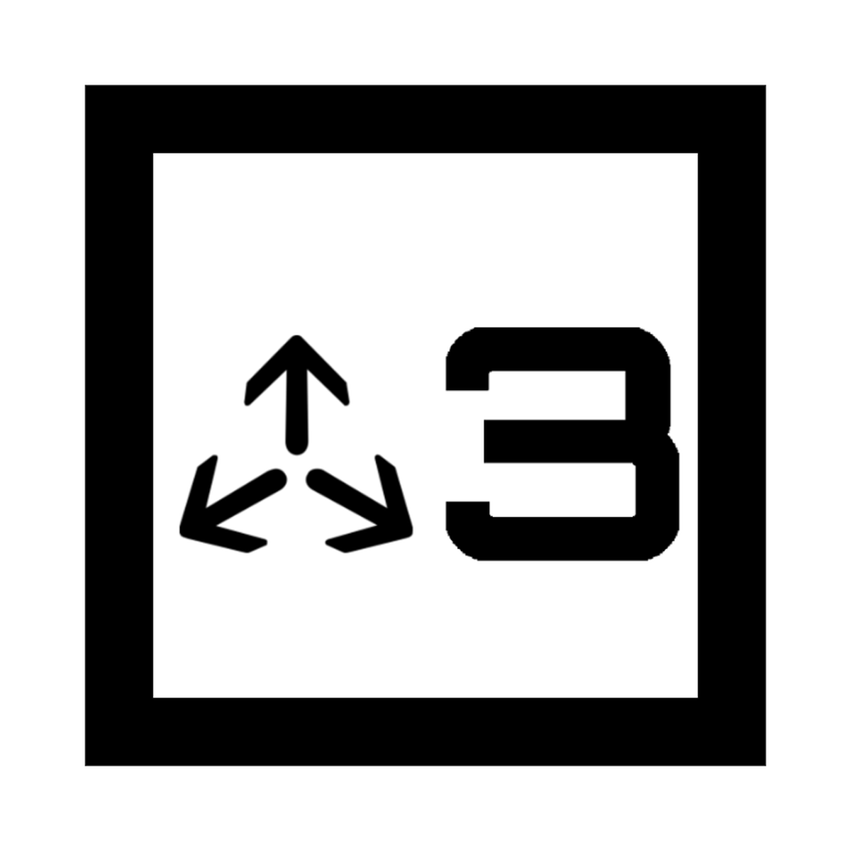 Marker image of the 3 Sided Cube logo.