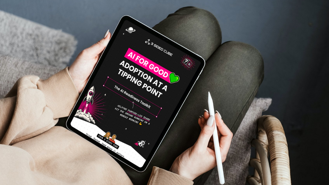 3 Sided Cube AI Toolkit Tablet Mockup