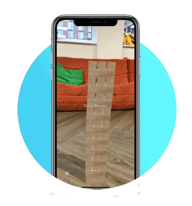 Jenga side view
