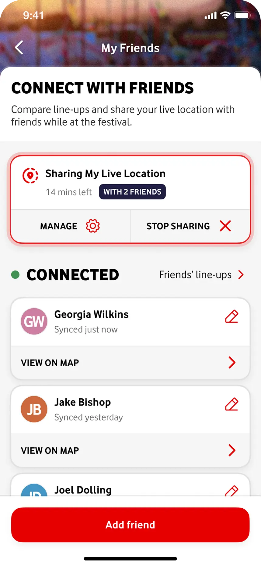 Phone screen background